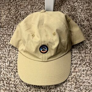 Tan Baseball Cap with Logo
